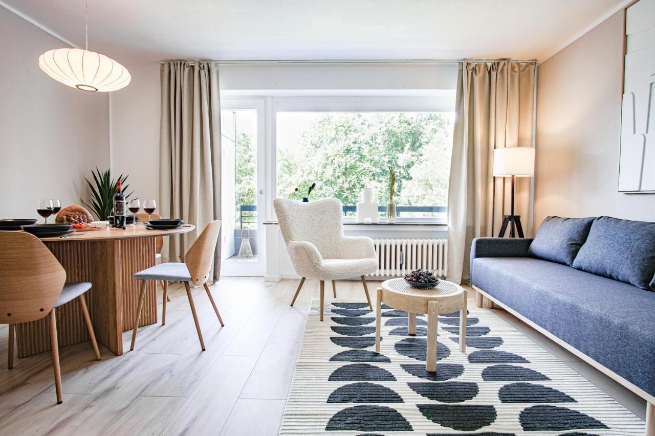 Homefy Feel-Good Apartment - Own Parking, Balcony And Garden 에센 외부 사진