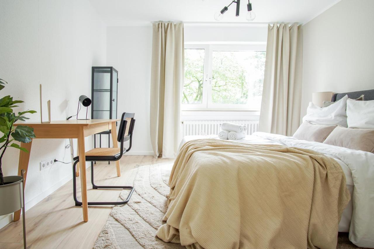 Homefy Feel-Good Apartment - Own Parking, Balcony And Garden 에센 외부 사진